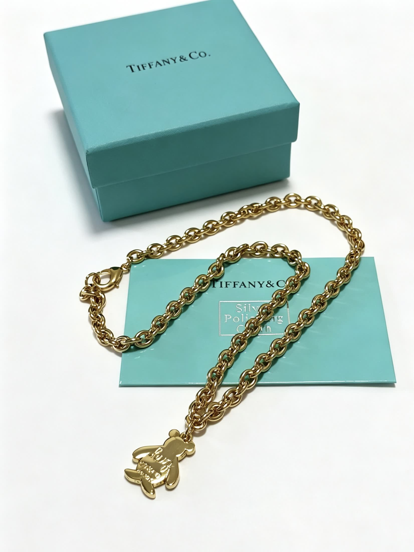 Tiffany & Co. Blue Box Charm Necklace